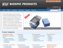 Tablet Screenshot of biospec.com